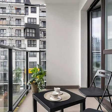 Appartement Vista Balcony Ac Parking Metro Plocka Warschau