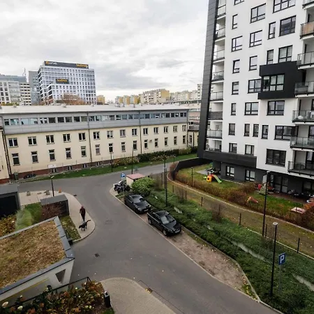 Vista Apartment Balcony Ac Parking Metro Plocka Apartment Warschau