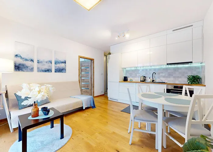 Vista Balcony Ac Parking Metro Plocka Apartament Warszawa